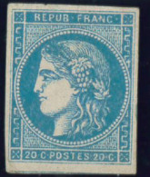 * EMISSION DE BORDEAUX - 1870 Bordeaux Printing