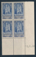 ** COINS DATES (BLOCS DE 4) - ....-1929