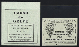 (*) TIMBRES DE GREVE - Altri & Non Classificati