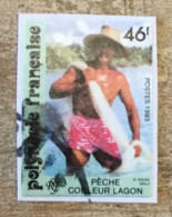 POLYNÉSIE. Pêche Couleur Lagon N° 427 - Used Stamps