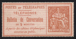 (*) TIMBRES - TELEPHONE - Telegraaf-en Telefoonzegels