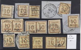 O/F TIMBRES 1870 - 71 - Andere & Zonder Classificatie