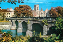 Postcard United Kingdom Ireland Galway City The Salmon Weir Bridge - Galway