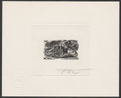 (*) MONACO - EPREUVE D'ARTISTE - FDC