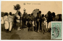Middle Congo (Central African Republic) 1927 Postcard Bangui - Le Fox-trot Indigène; Brazzaville Pmk; Bakalois Stamp - Centrafricaine (République)