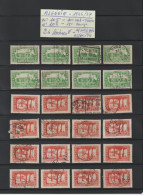 ALGÉRIE - Ex. Colonie - 105 & 106 De 1936/37 - 24 Timbres Oblitérés - 2 Scan - Oblitérés