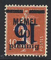 * MEMEL - Memelgebiet 1923