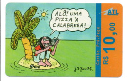 BD Humour Carte Prépayée Brésil Card (salon 500) - Brésil
