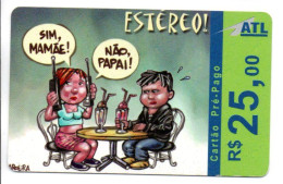 BD Humour Carte Prépayée Brésil Card (salon 501) - Brésil