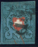 O SUISSE - 1843-1852 Federale & Kantonnale Postzegels