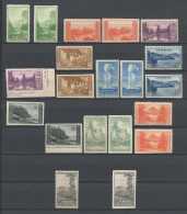 EU 1934  N° 328/337A Et B ** Neufs MNH Luxe C 48,10 € Parcs Nationaux Yosemite Grand Canon Mont Rainier Mont Rckwel Lac - Unused Stamps