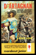 "D'ARTAGNAN", Par Michel DUINO - MJ N° 196 - Récit Historique - 1961. - Marabout Junior