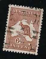 1923 Kangaroo And Maps Michel AU 45XIII Stamp Number AU 49 Yvert Et Tellier AU 42 Stanley Gibbons AU 73 Used - Gebruikt