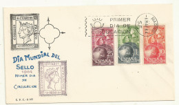 ESPAGNE FDC 06/05/1964 JOURNEE MONDIALE DU TIMBRE. - FDC