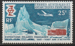 Terres Australes Et Antartiques Françaises 20è Anniversaire Des Expéditions Polaires Françaises N°31 *neuf Charnière - Neufs