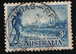 1934 Melbourne  Michel AU 121A Stamp Number AU 143 Yvert Et Tellier AU 95 Stanley Gibbons AU 148 Used - Gebruikt