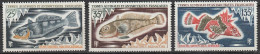 Terres Australes Et Antartiques Françaises Poissons Divers N°43/45 *neuf Charnière - Neufs