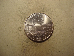 MONNAIE ETATS UNIS 1/4 DOLLAR / 25 CENTS 2001 P RHODE ISLAND - 1999-2009: State Quarters