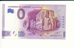 Billet Touristique 0 Euro - CARRIÈRES DE LUMIÈRES LES-BAUX-DE-PROVENCE - UEDH - 2020-5 - N° 878 - Billet épuisé - Other & Unclassified