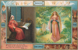 2f.765  DANTE Alighieri - La Divina Commedia - Paradiso - Lotto Di 15 Cartoline Collez,ne S. Sborgi - Ecrivains