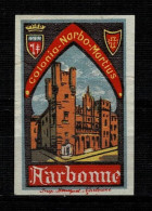 Errinophilie Vignette  NARBONNE  Colonia Narbo - Martius - Tourism (Labels)