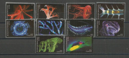 USA 2018 Bioluminescent Life SC.5264/73 Cpl 10v Set In VFU Condition - Full Years