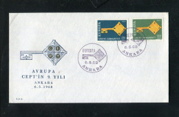 "TUERKEI" 1968, Mi. 2095/2096 FDC (1545) - FDC