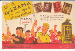 BU 2682 /   BUVARD  -CAFE  ZAMA    ( 21,00 Cm X 13,50 Cm) - Café & Thé