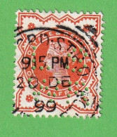 GBT1528- GRÃ-BRETANHA 1887_ 92- USD_ PERFURADO - Used Stamps