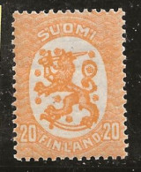 Finlande 1918-1921 N° Y&T : 70 ** - Nuovi