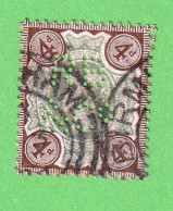 GBT1529- GRÃ-BRETANHA 1887_ 92- USD_ PERFURADO_ CV=$15 (SCOTT 2017) - Used Stamps