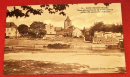 BOUCHAIN  -   Vue Générale La Ville Haute  Prise Du Quai  De L' Escaut  - - Bouchain