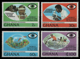 Ghana 1976 - Mi-Nr. 658-661 A ** - MNH - Vorsorge Gegen Blindheit - Ghana (1957-...)