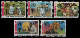Ghana 1982 - Mi-Nr. 954-958 ** - MNH - Robert Koch - Ghana (1957-...)