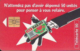 F599 - 11/1995 - BLACK JACK - 50 SO3 (verso : N° Petits) - 1995