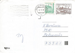 COB 1 A Czech Republic  Prague Of Wolgemuth 1994 Pilsen Stamp - Sobres