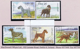 Ireland 1983 Dogs (Fauna And Flora) Set Of 5 Fine Used Cds - Oblitérés