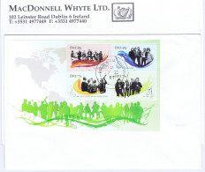 Ireland 2006 Irish Music (first Issue) Miniature Sheet 48c+48c, 75c+75c Fine Used Cds On Plain Envelope - Usati