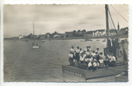 CPA 29 Finistère - ILE TUDY - Colonie De Vacances Berrichonne - L'Ile Vue De La Cale - Départ En Croisière - Animation - Ile Tudy