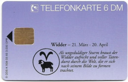 Germany - Zodiac Horoskop Sternbilder 2 - Aries - K 0938 - 03.1993, 6DM, 3.000ex, Mint - K-Series: Kundenserie