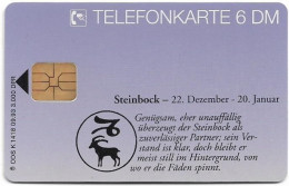 Germany - Zodiac Horoskop Sternbilder 10 - Capricorn - K 1418 - 09.1993, 6DM, 3.000ex, Mint - K-Series: Kundenserie