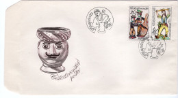 FDC Slovak Ceramics - Porcelain Occasional Postmark Stupava - Blue - 1978 - Porcelain