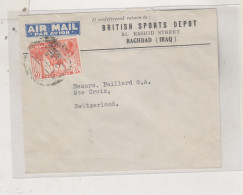 IRAQ BAGHDAD  Rnice Airmail Cover To Switzerland - Iraq