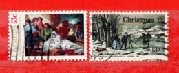 (Us2) USA °- 1976 - NOEL. Yvert . 1146-1148.  USED. - Gebraucht