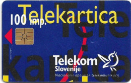 Slovenia - Telekom Slovenije - Telekartica Puzzle 3/4, Gem1B Not Symm. Red, 07.1996, 100Units, 50.000ex, Used - Slowenien