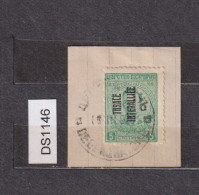 Bulgaria Greece, THRACE INTERALLIEE Mi#3/129 Ovp. (5st.) Дедеагач-DEDE-AGATCH 1920 Bulgarian Postmark On Fragment Ds1146 - Oblitérés