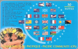 CARTE-PUCE-POLYNESIE-30U-PF73b-GEMB-06/98-TBE-COMMUNAUTE Du PACIFIQUE-Utilisé-TBE - Polinesia Francesa