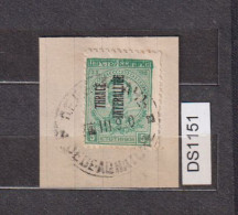 Bulgaria Greece, THRACE INTERALLIEE Mi#3/129 Ovp. (5st.) Дедеагач-DEDE-AGATCH 1920 Bulgarian Postmark On Fragment Ds1151 - Gebraucht