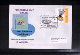 Germany 2014 World Football Cup Brazil - Semifinal Match Germany - Brazil Interesting Cover - 2014 – Brazilië