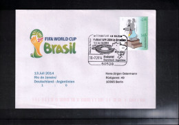 Germany 2014 World Football Cup Brazil - Final Match Germany - Argentina Interesting Cover - 2014 – Brasile